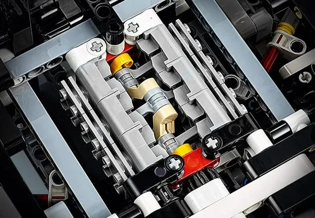 (76% OFF) Com Motor Boxer de 6 Cilindros e que Abre as Portas - Escala 1:10 - 1580 Peças - Brics Craft