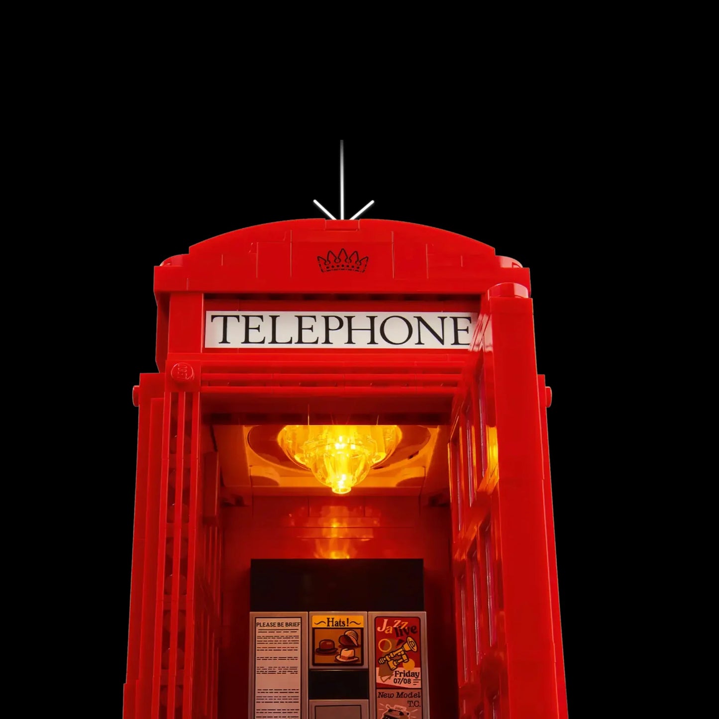 Caixa Telefônica Vermelha de Londres (1460 peças)