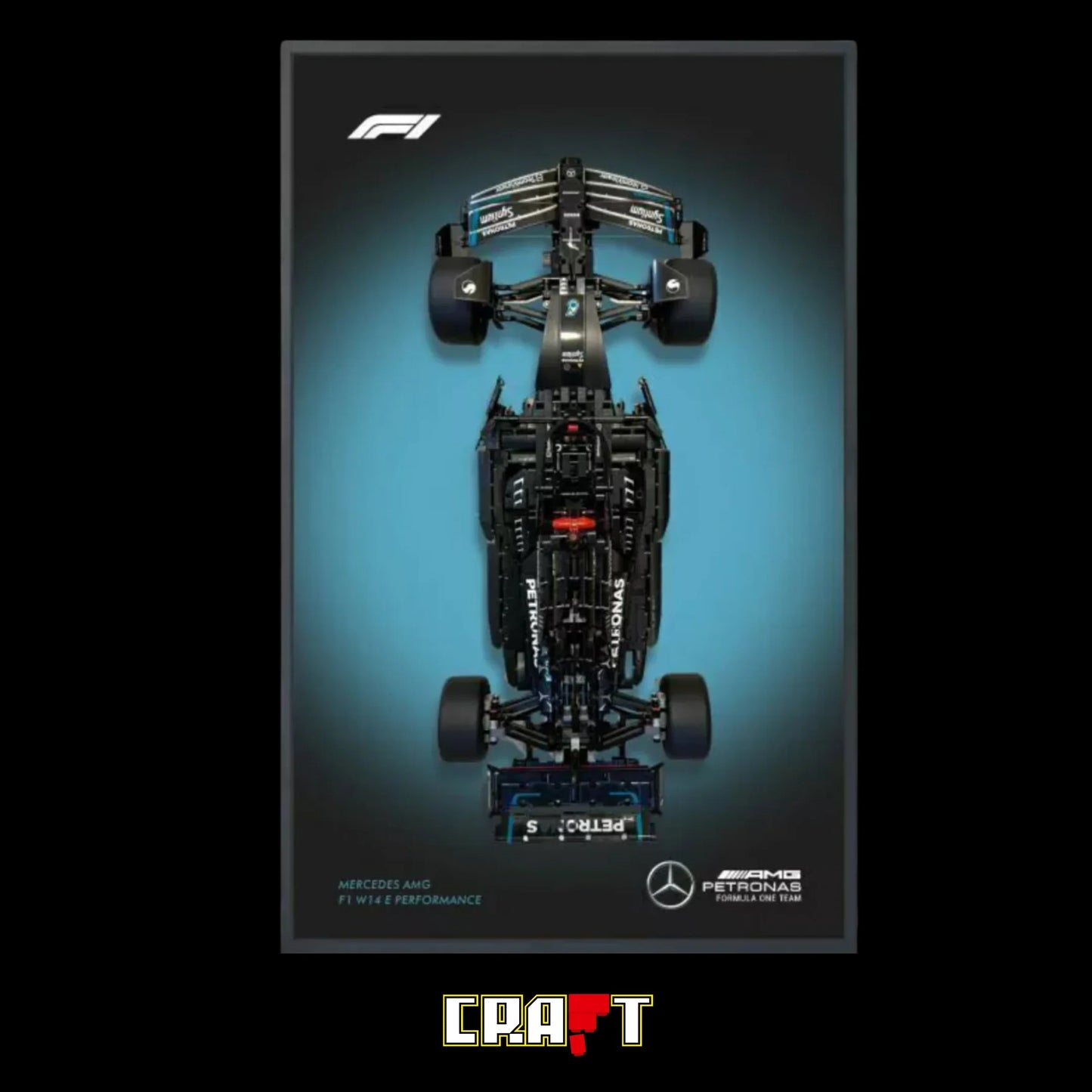 Quadro de Acrílico - Fórmula-1 da Mercedes