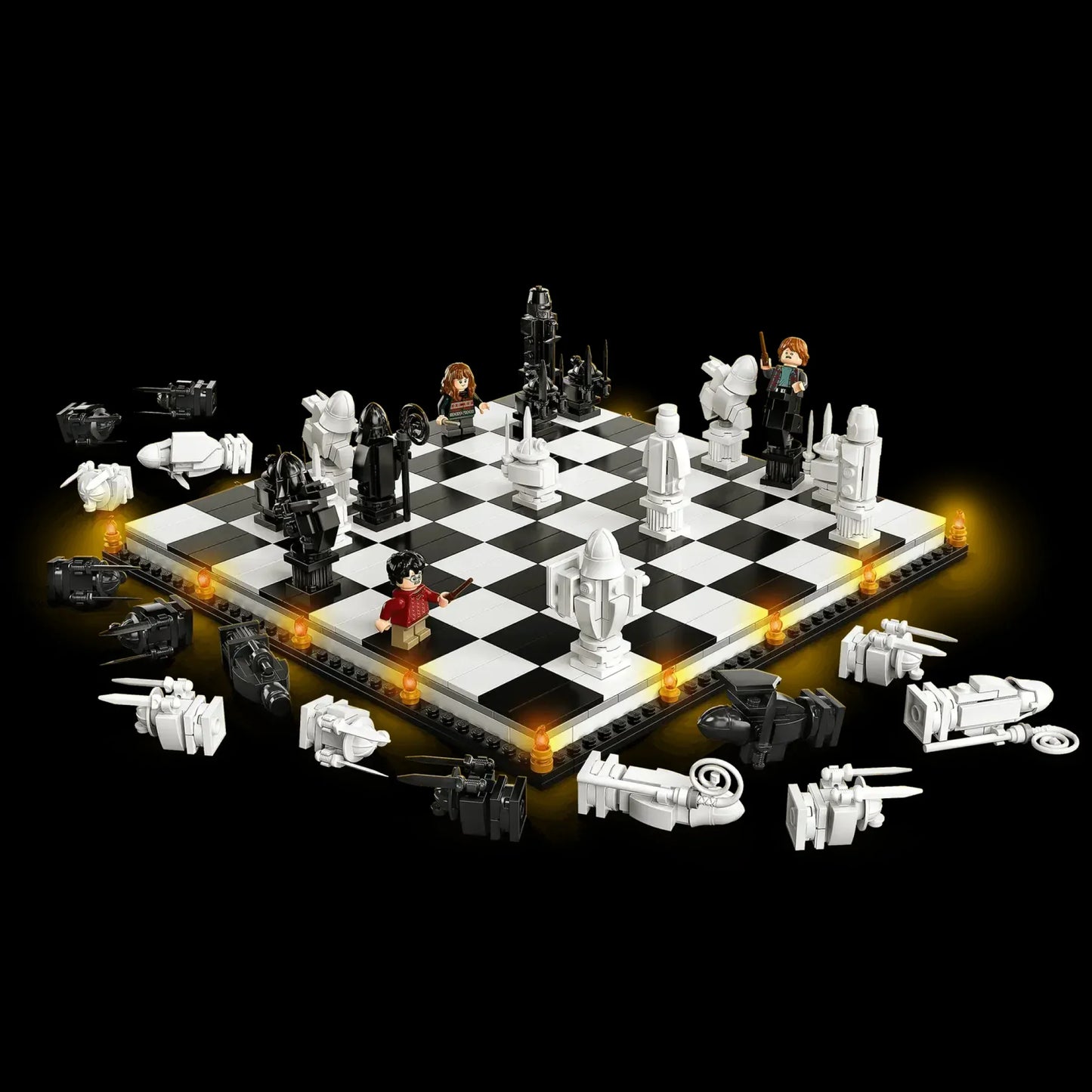 Jogo de Xadrez dos Feiticeiros de Hogwarts - Harry Potter (876 peças)