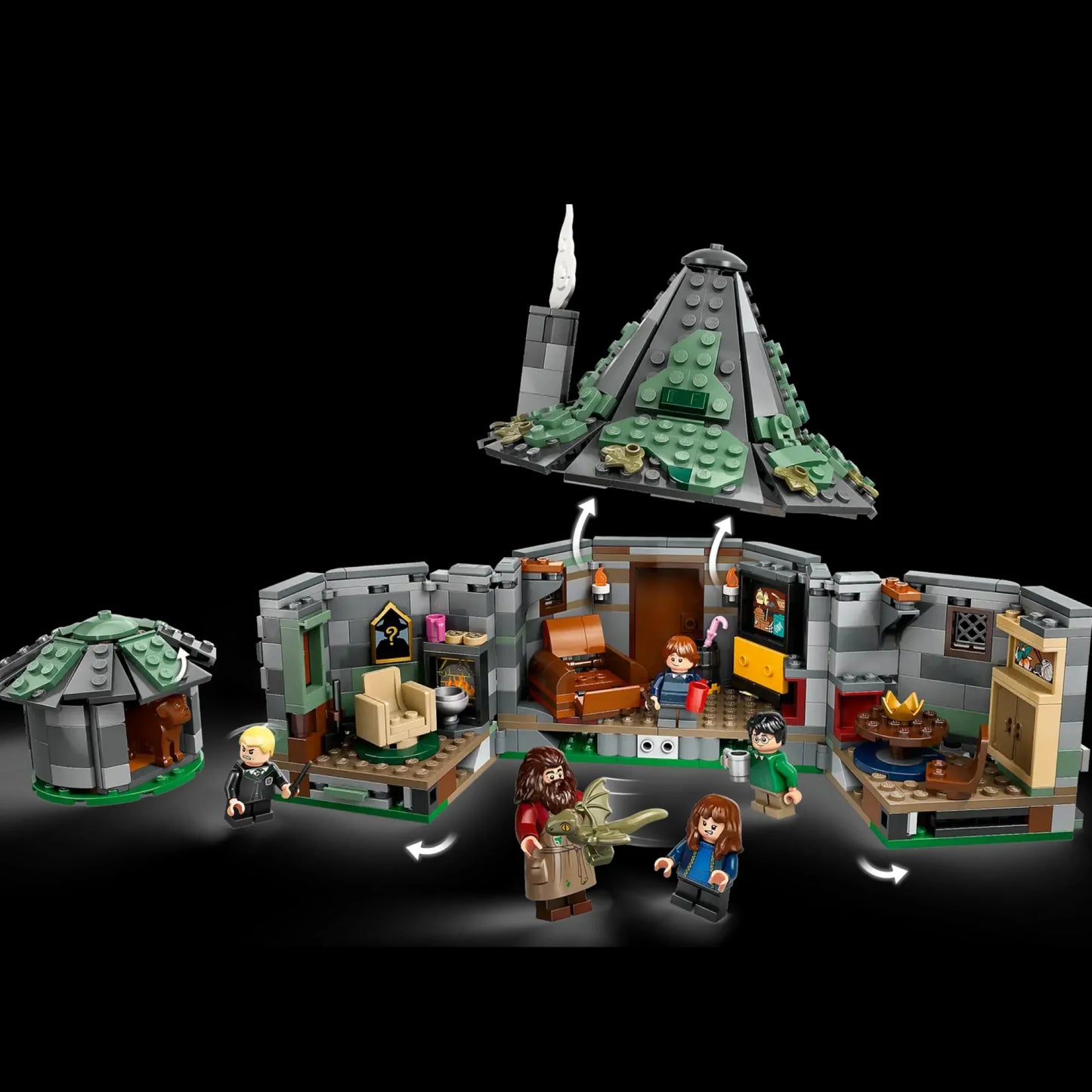 A Cabana de Hagrid: Uma Visita Inesperada (896 peças)