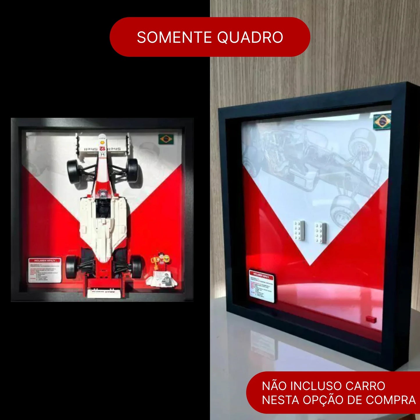Quadro de Acrílico - McLaren MP4/4 Senna (693 pçs)