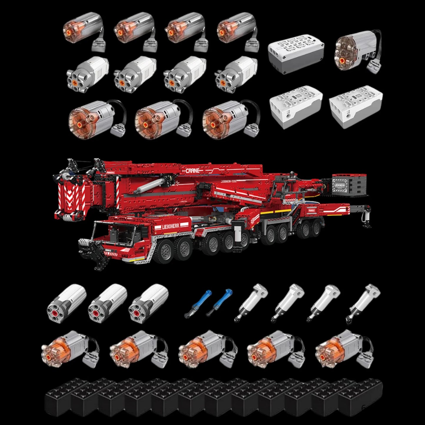 Grua Liebherr LTM11200 (8506 peças)