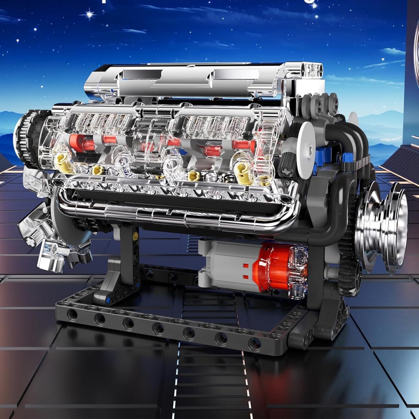 Motor V8 (535 peças)
