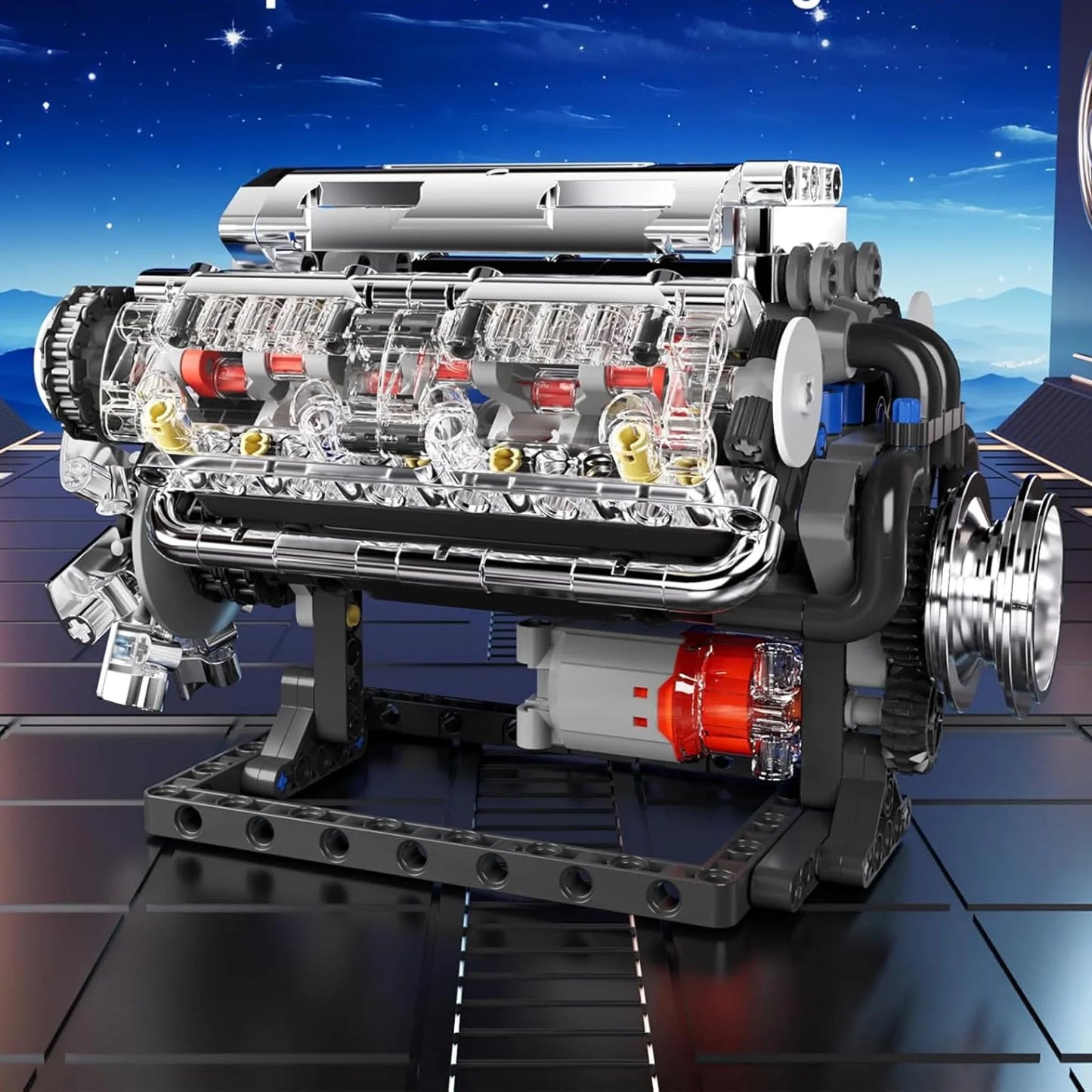 Motor V8 (535 peças)