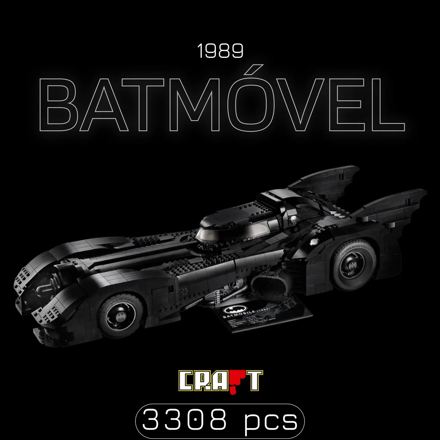 Batmóvel de 1989 (3308 peças)
