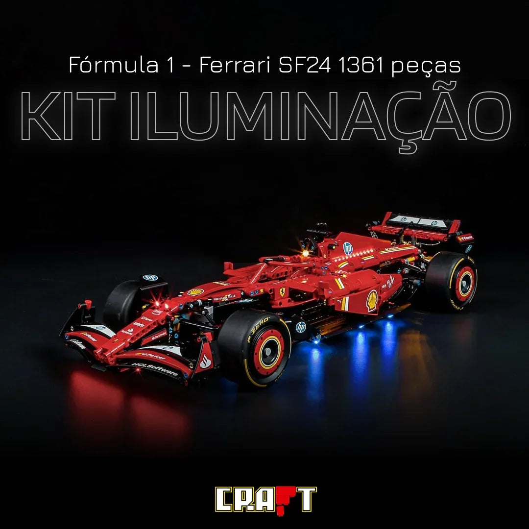 (59% OFF) Fórmula-1 da Ferrari - SF24 com 1361 peças