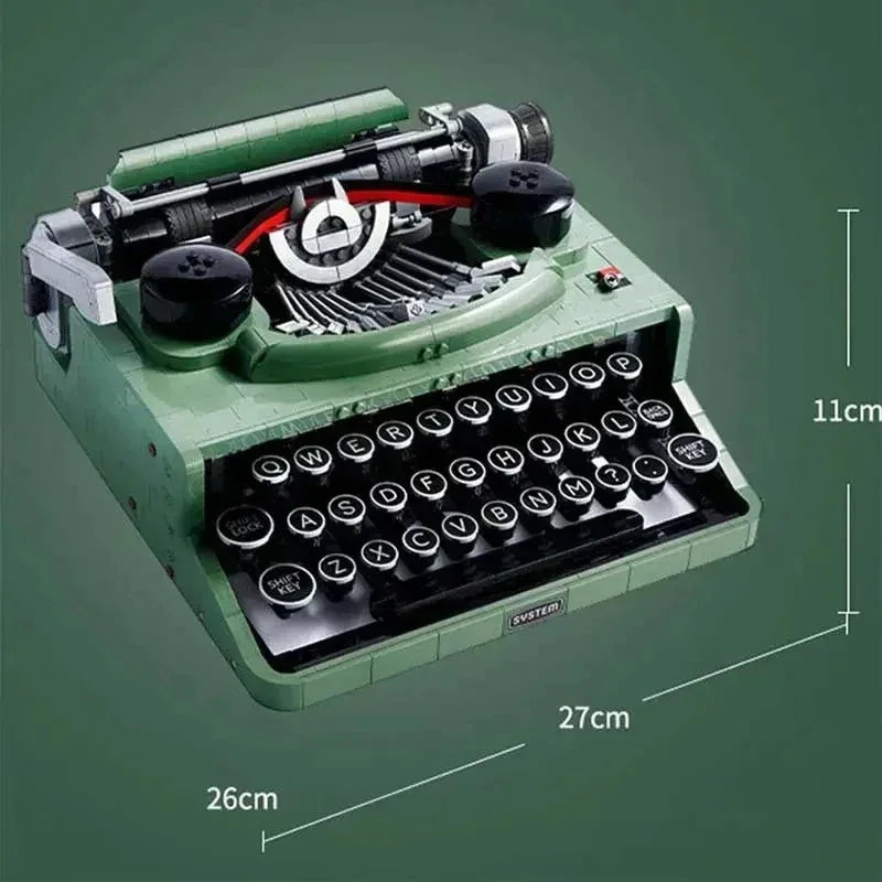 Máquina de Escrever Retrô (2079 peças)