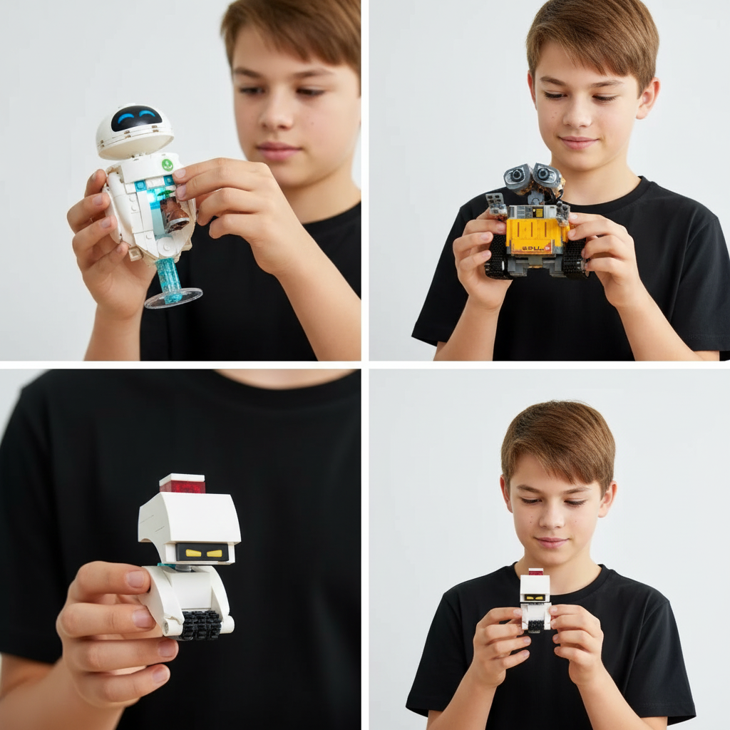 Wall-E e Eva (811 peças)