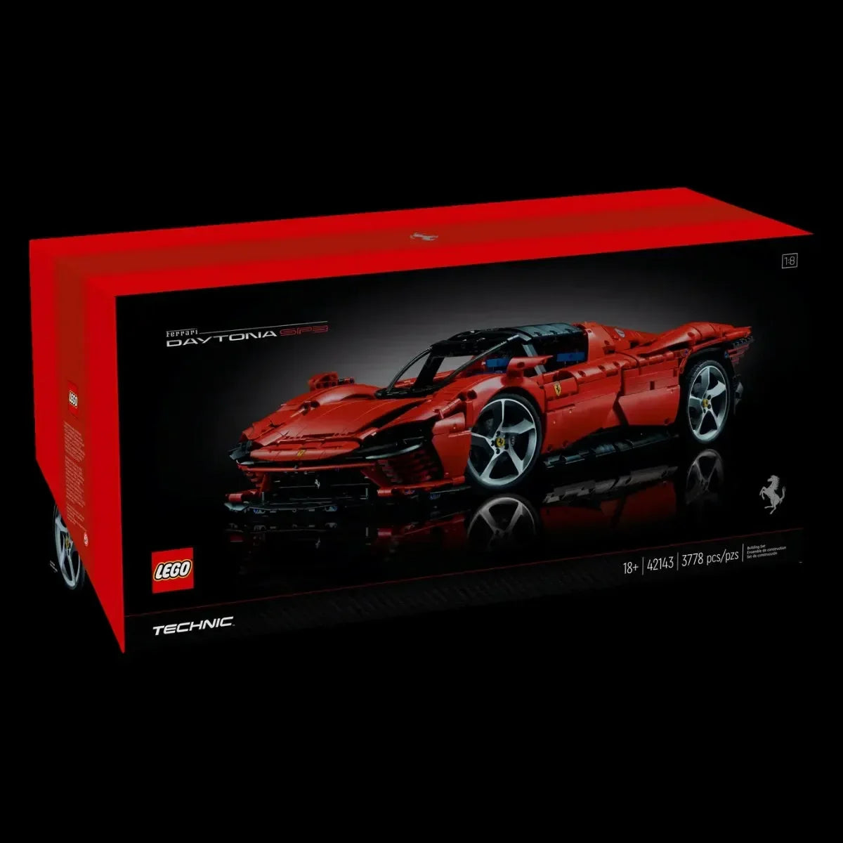 Ferrari Daytona SP3 Vermelha (3778 peças) - Brics Craft