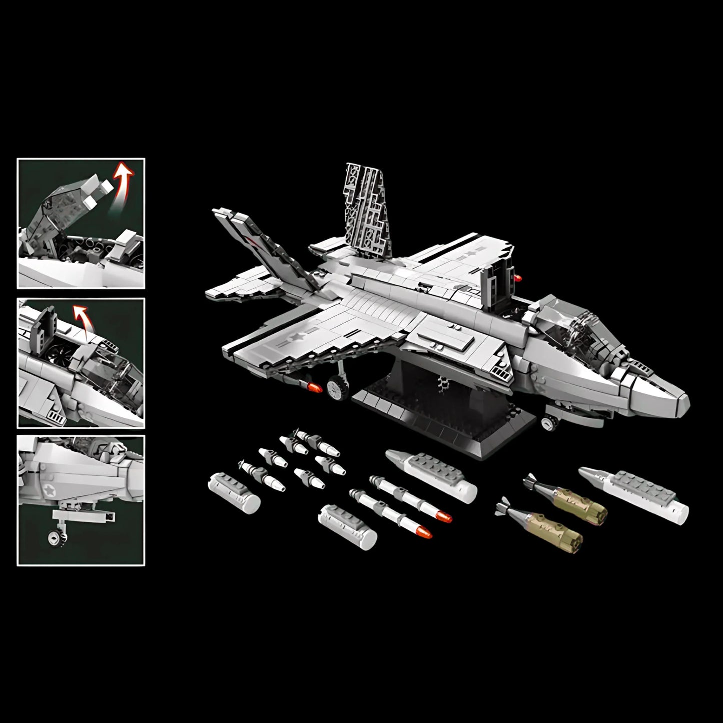 Caça F-35 (1600 pçs)