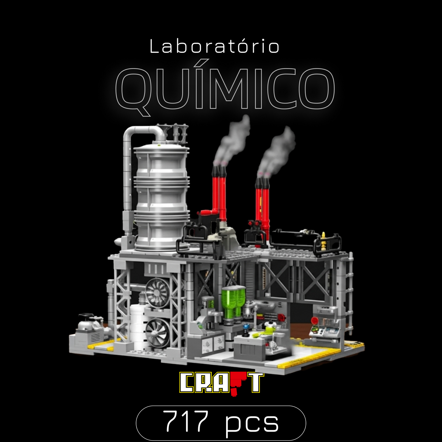 Laboratório químico (717 peças)