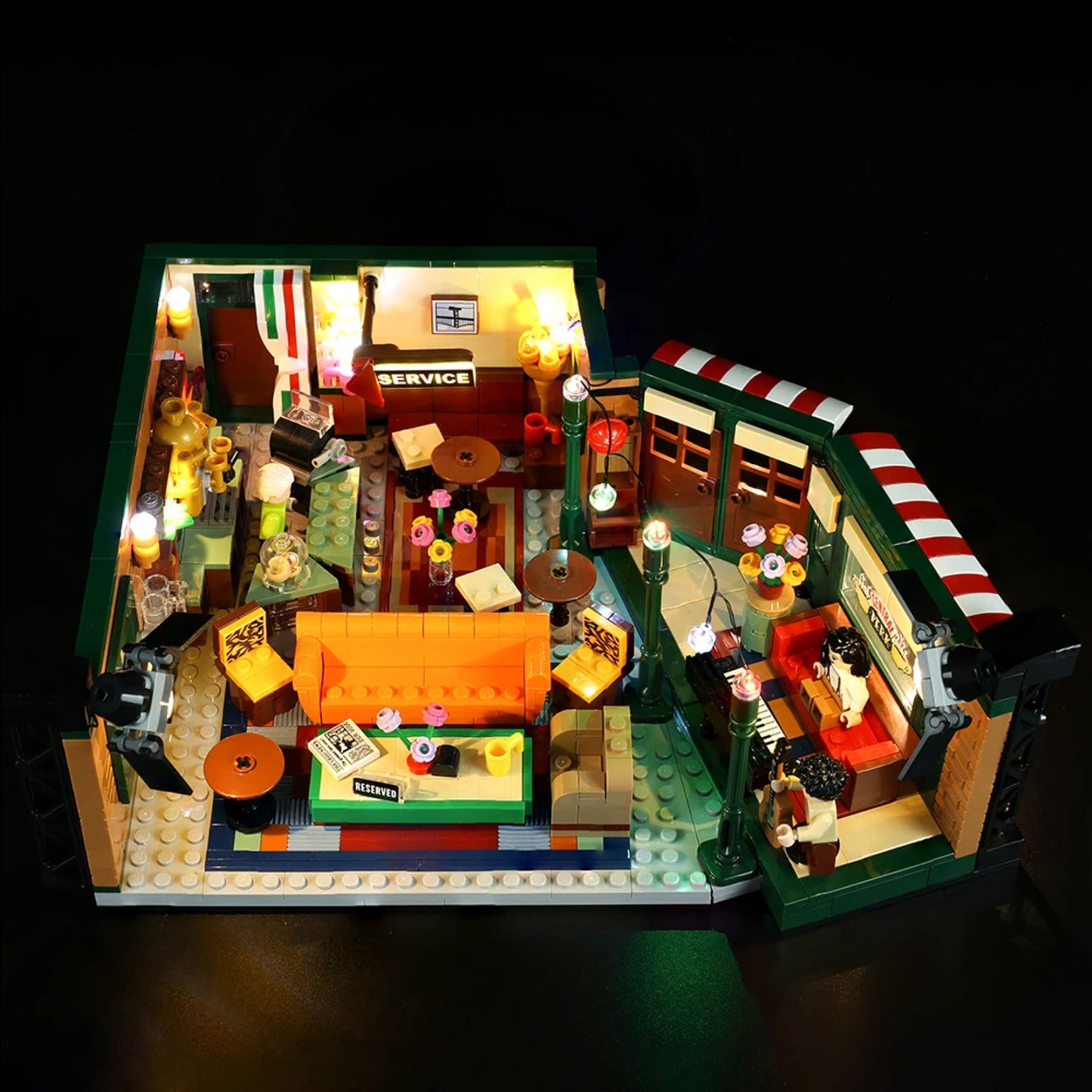 Iluminação para Central Perk - Friends