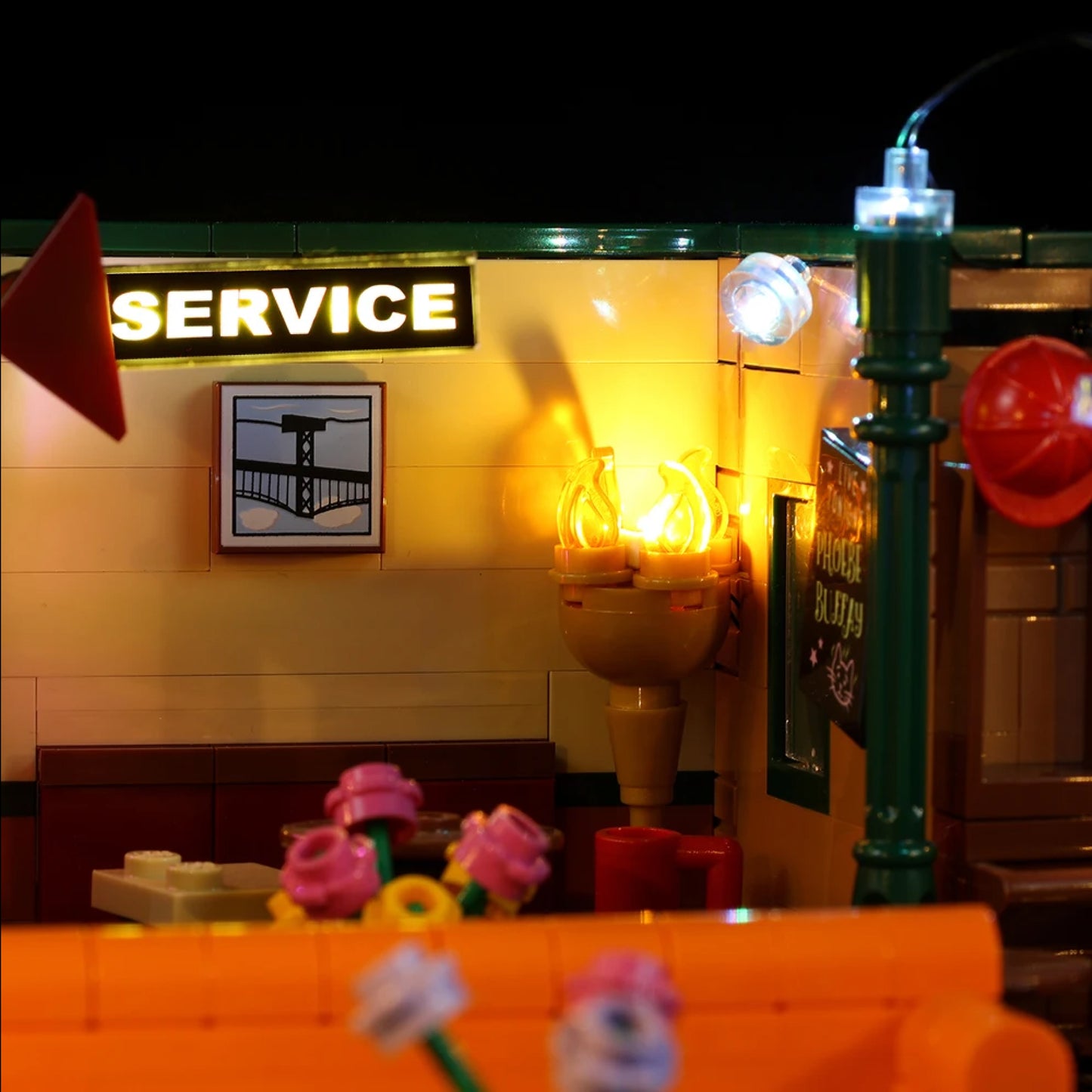 Iluminação para Central Perk - Friends