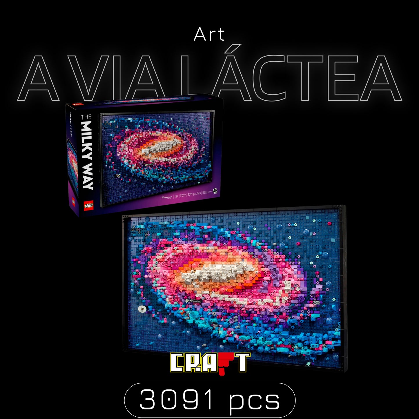 Art - A Via Láctea (2100 micro-peças)