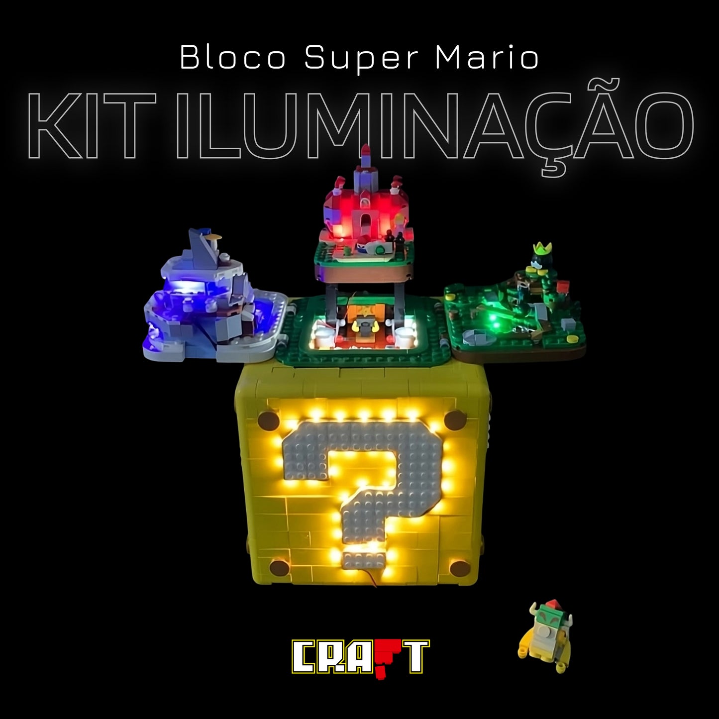 Iluminação para Bloco Super Mario