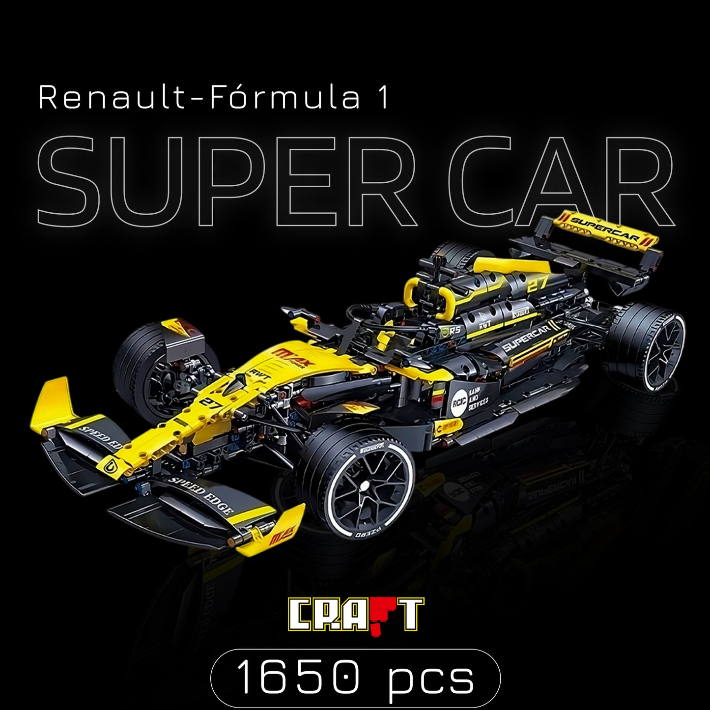 Fórmula 1 - Renault-Super Car (1650 peças)