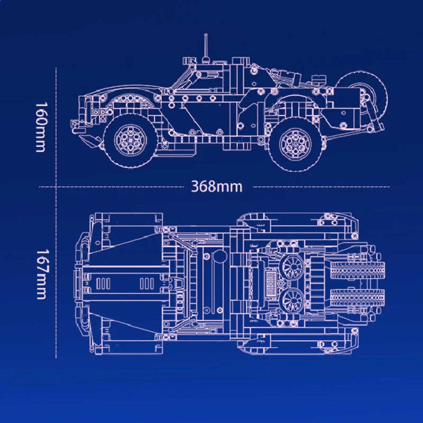 Trophy Truck (1341 pçs) - Brics Craft