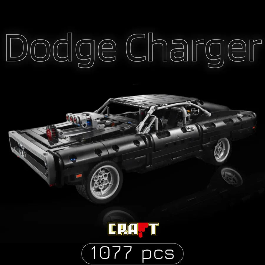 (80% OFF) Dodge Charger 1970 de Vin Diesel do Velozes e Furiosos (1077 pçs)