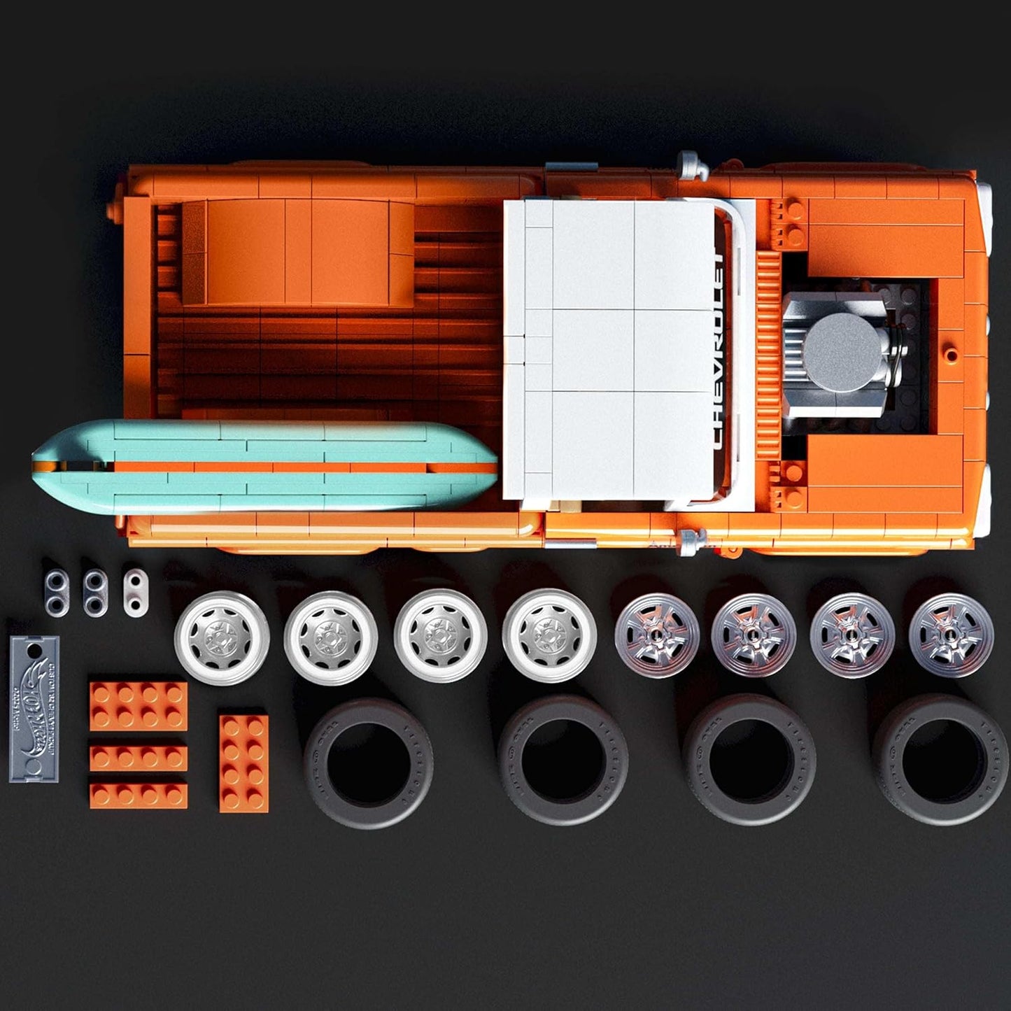 Hot Wheels - Custom Chevy Pickup (858 peças)