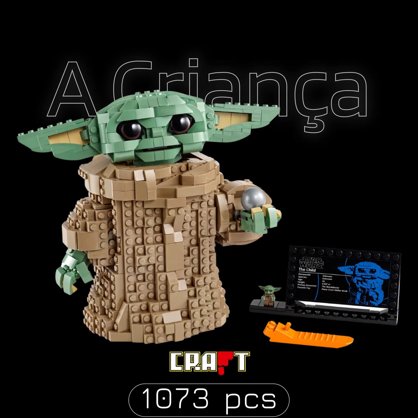 Baby Yoda (1073 peças)