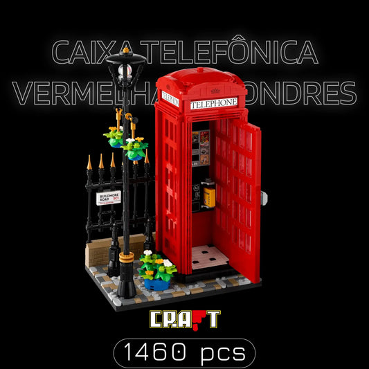 Caixa Telefônica Vermelha de Londres (1460 peças)