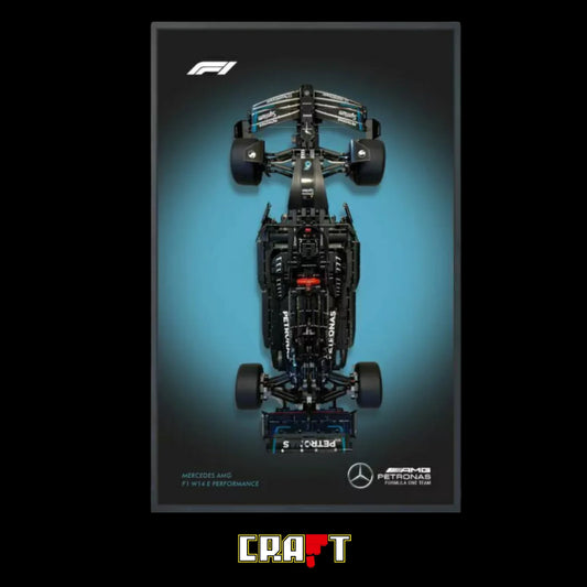 Quadro de Acrílico - Fórmula-1 da Mercedes