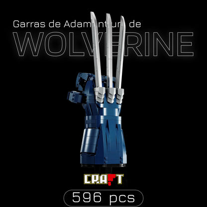Garras de Adamantium de Wolverine (596 peças)