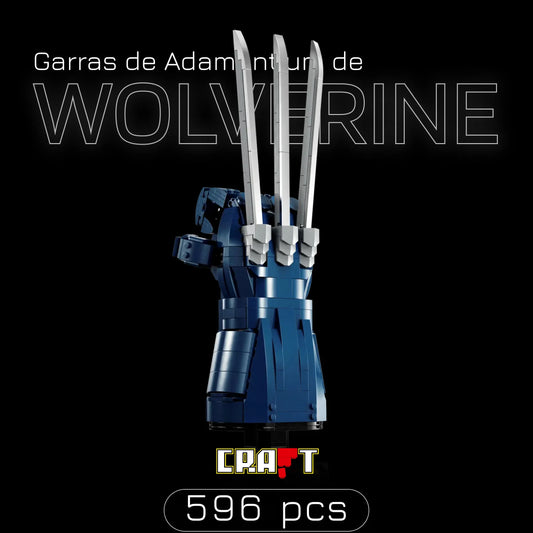 Garras de Adamantium de Wolverine (596 peças)
