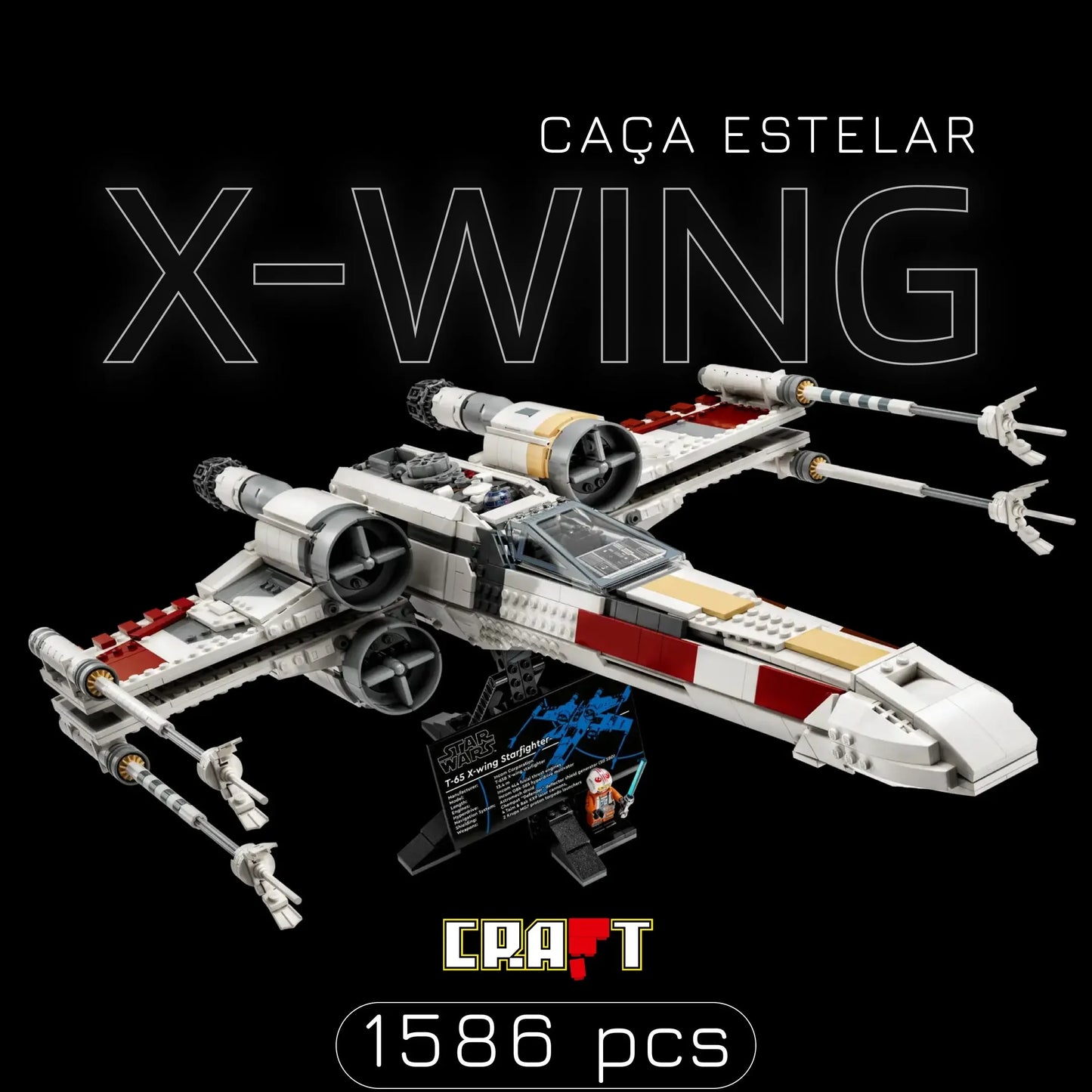 Caça-Estelar X-Wing (1586 peças)