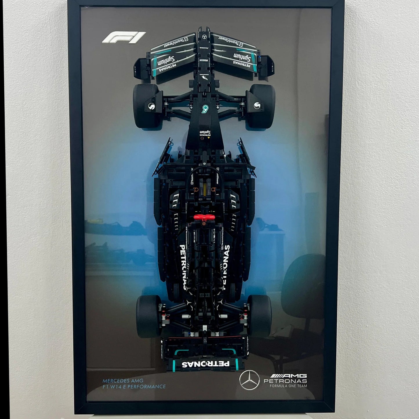 Quadro de Acrílico - Fórmula-1 da Mercedes