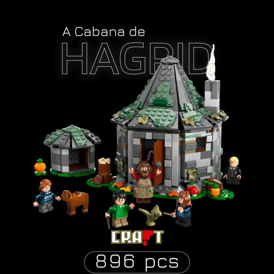 A Cabana de Hagrid: Uma Visita Inesperada (896 peças)