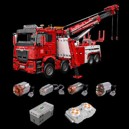 Caminhão Guincho Vermelho (4883 peças)