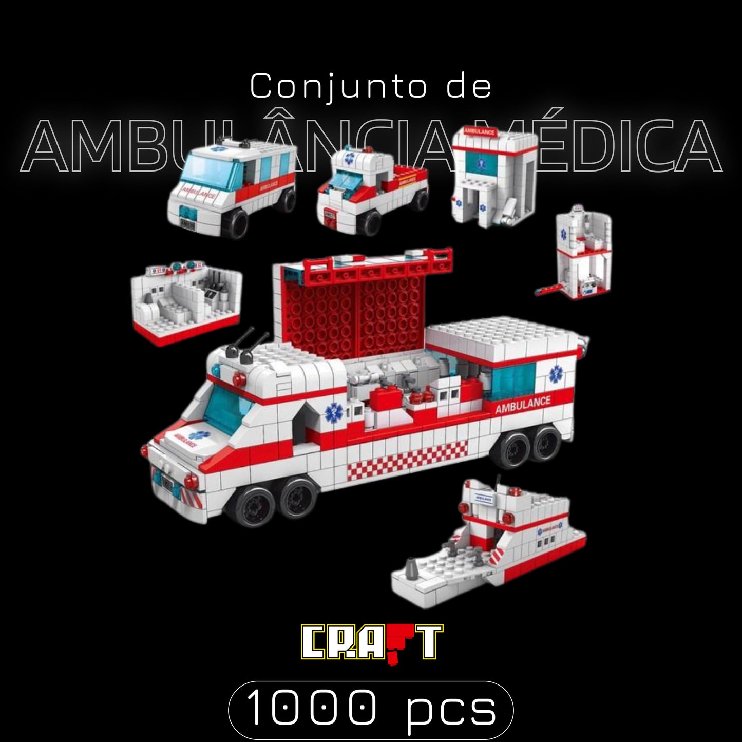 Ambulância Médica (1000 peças)