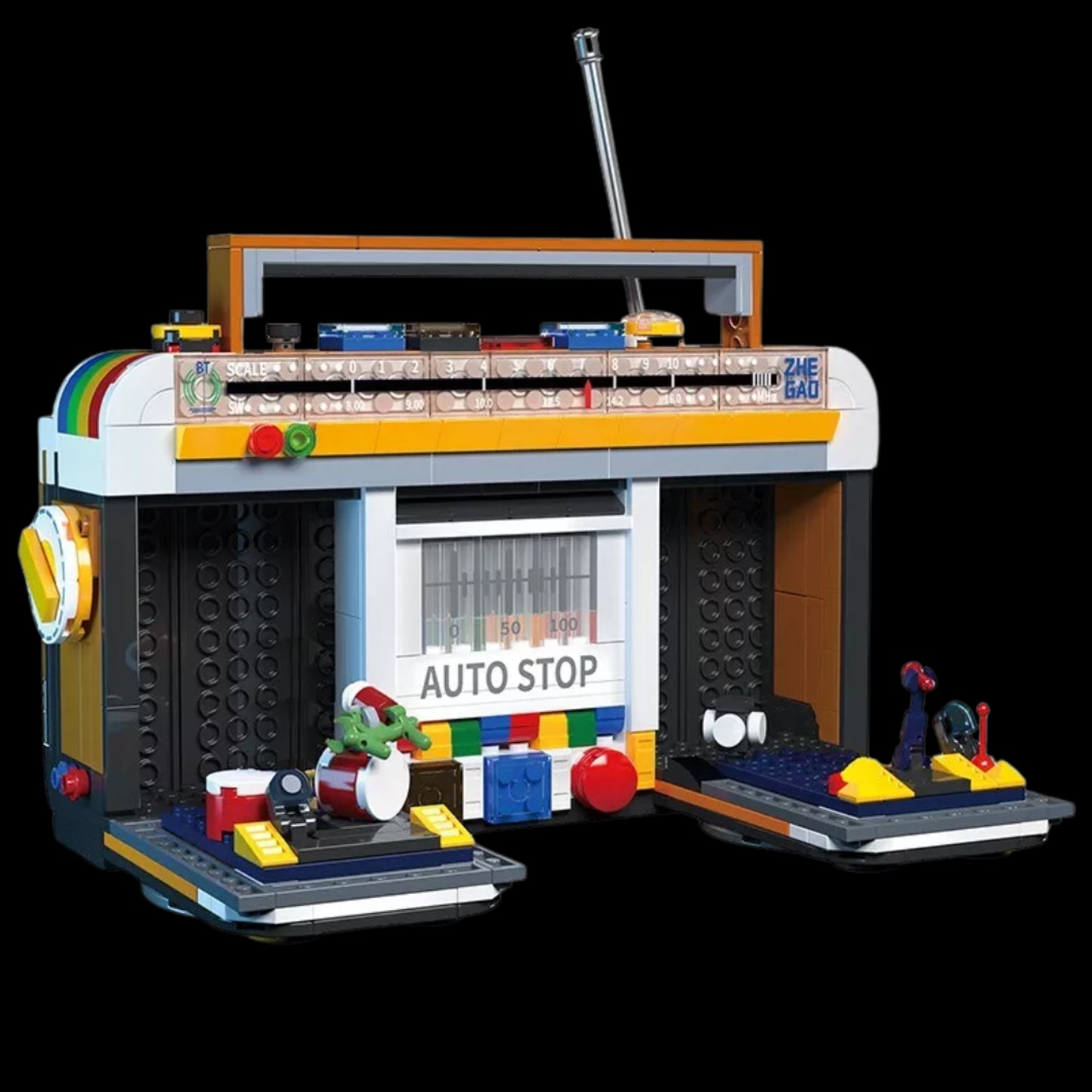 Rádio Retrô 1990's (554 micro-peças)