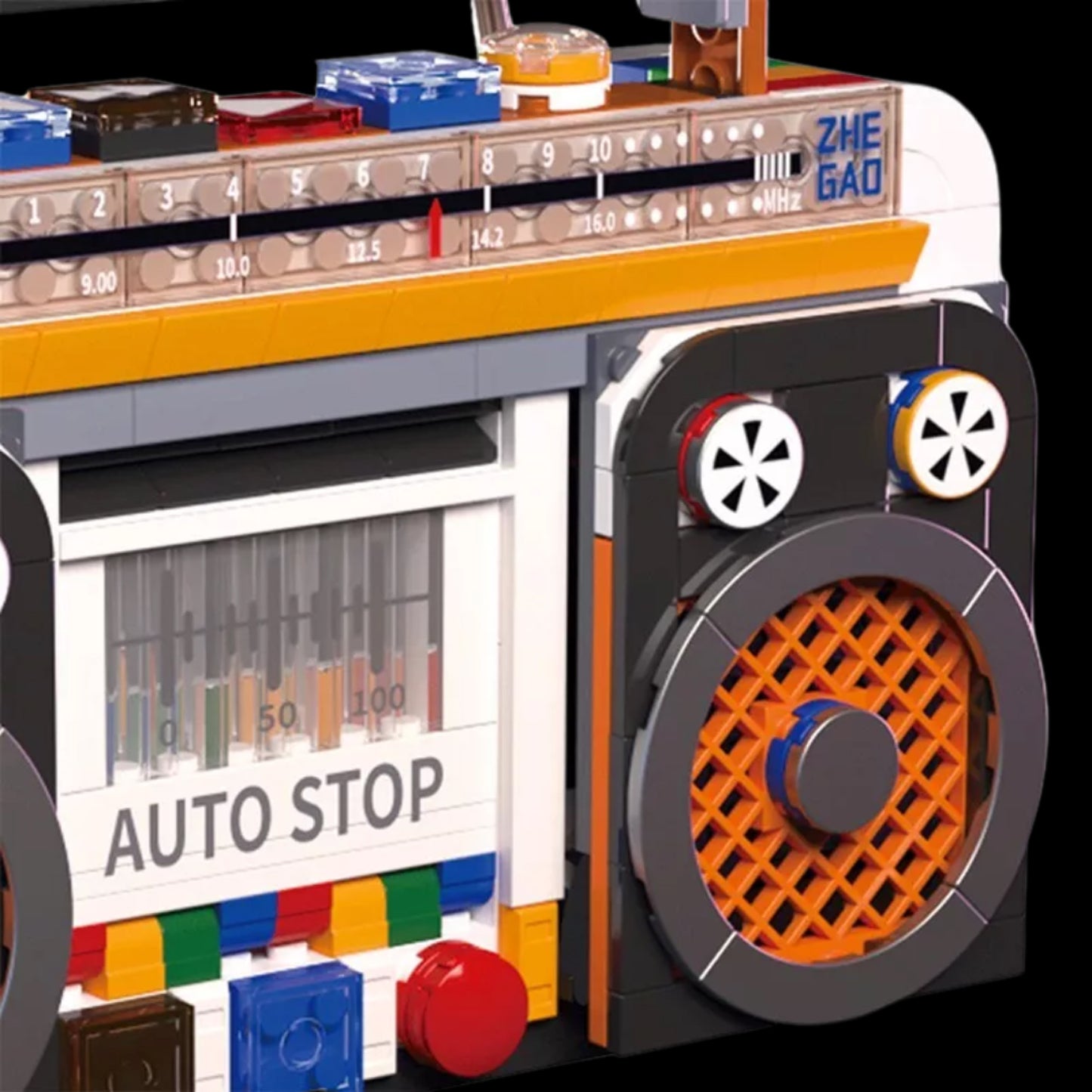 Rádio Retrô 1990's (554 micro-peças)