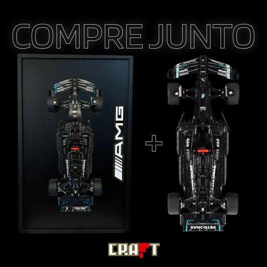 Compre Junto! Mercedes AMG W14 F1 + Quadro de Fibra de Carbono