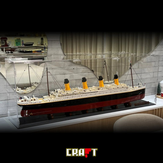 Expositor de Acrílico para o Titanic