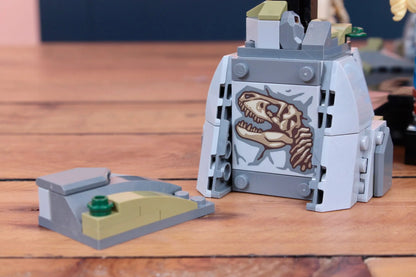 Fóssil do Tiranossauro Rex do Jurassic Park (3145 peças)