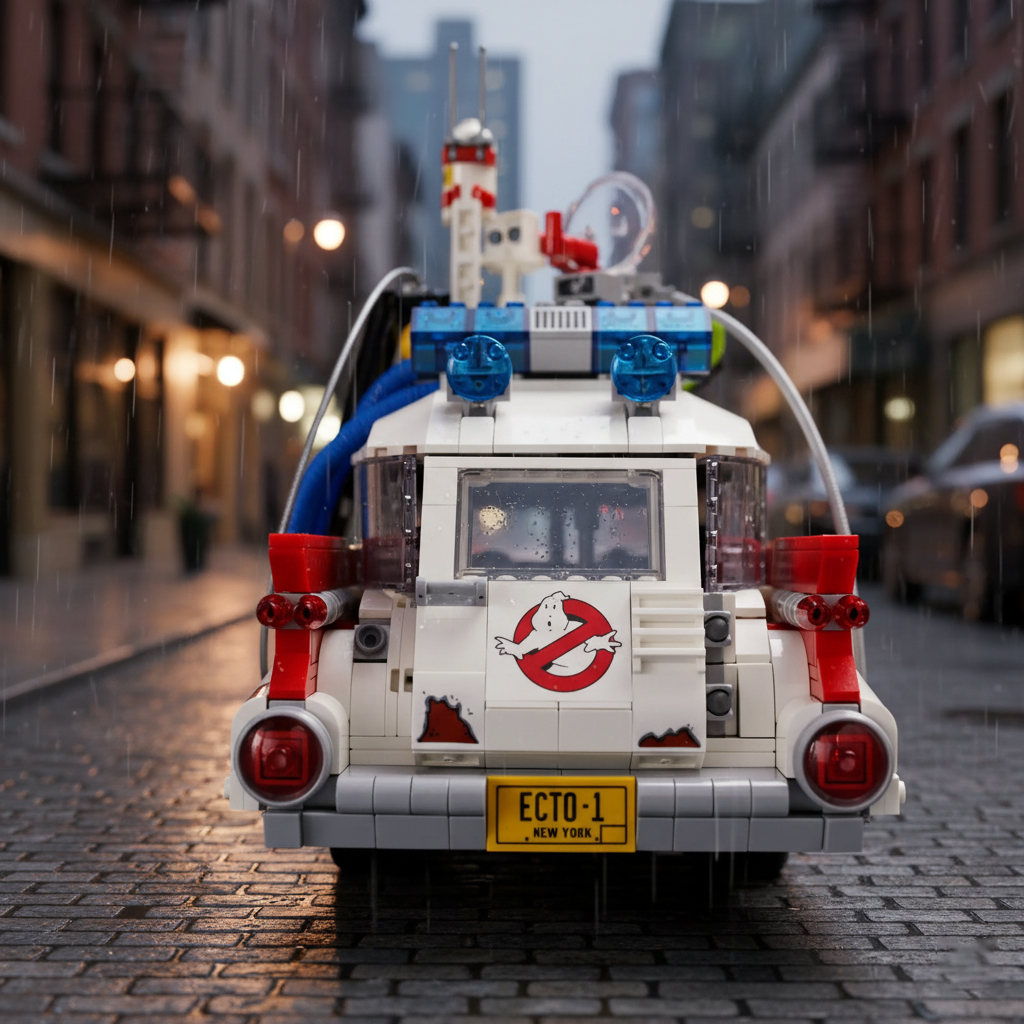 Cadillac ECTO-1 dos Caça-Fantasmas (2352 peças)