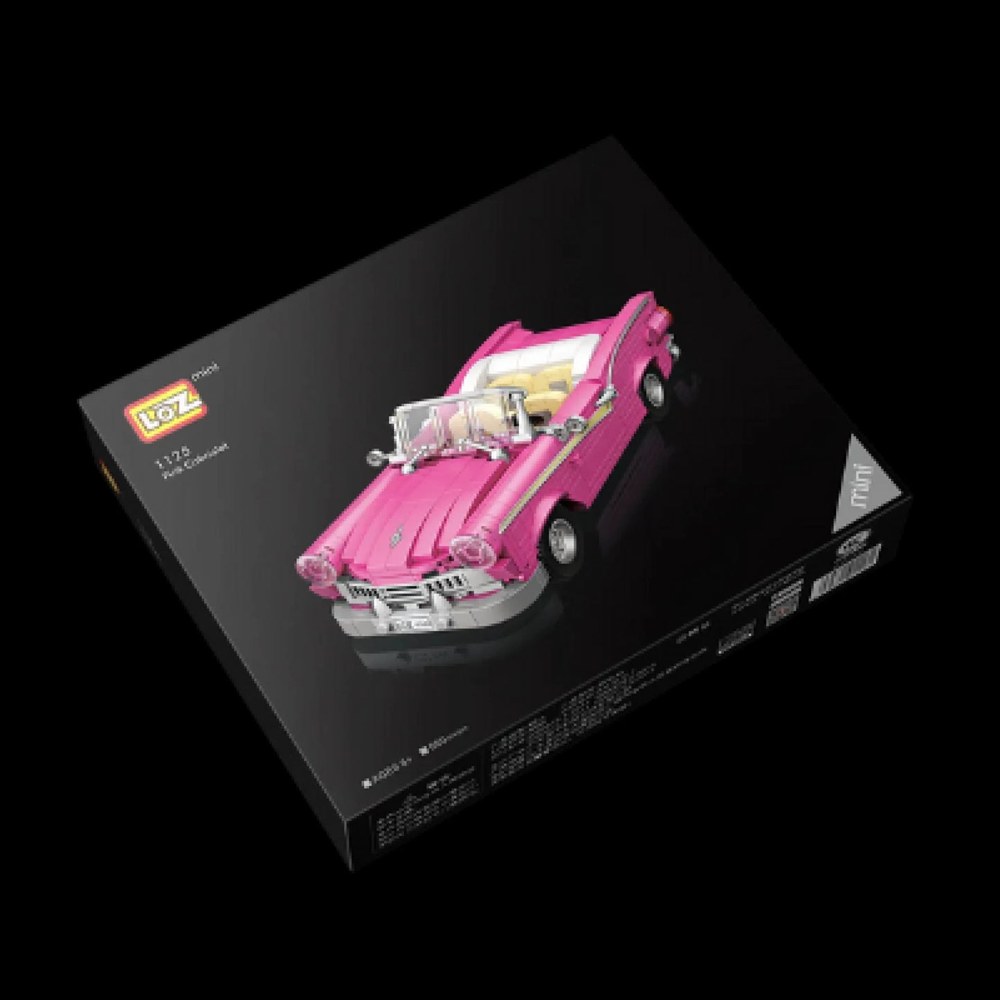 Corvette Rosa da Barbie (560 micro-peças) - Brics Craft