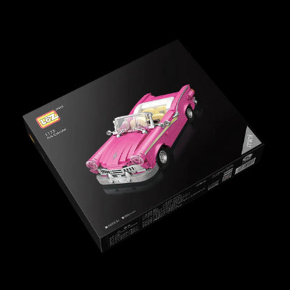 Corvette Rosa da Barbie (560 micro-peças) - Brics Craft