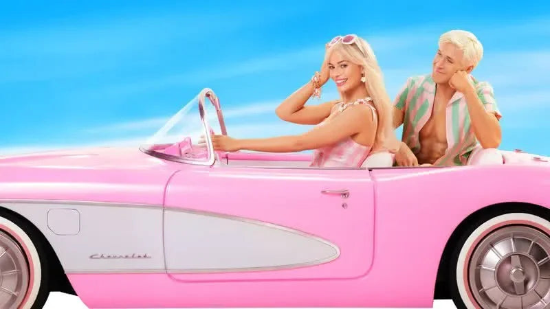 Corvette Rosa da Barbie (560 micro-peças) - Brics Craft