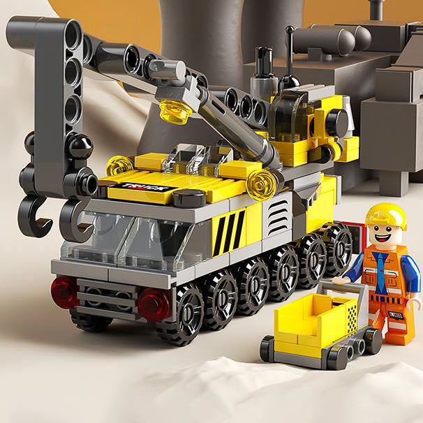 6 Carros de Construção em 1 (142 pçs)