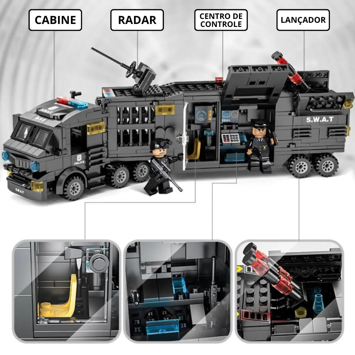 Helicóptero, Transformers e Caminhão (51 Brinquedos em 3) - Brics Craft