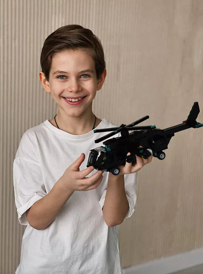 Helicóptero, Transformers e Caminhão (51 Brinquedos em 3) - Brics Craft