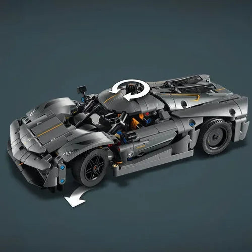 Hypercar Koenigsegg Jesko (801 pçs) - Brics Craft