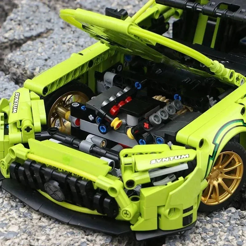 Mercedes AMG GT-S Verde (1466 pçs) - Brics Craft