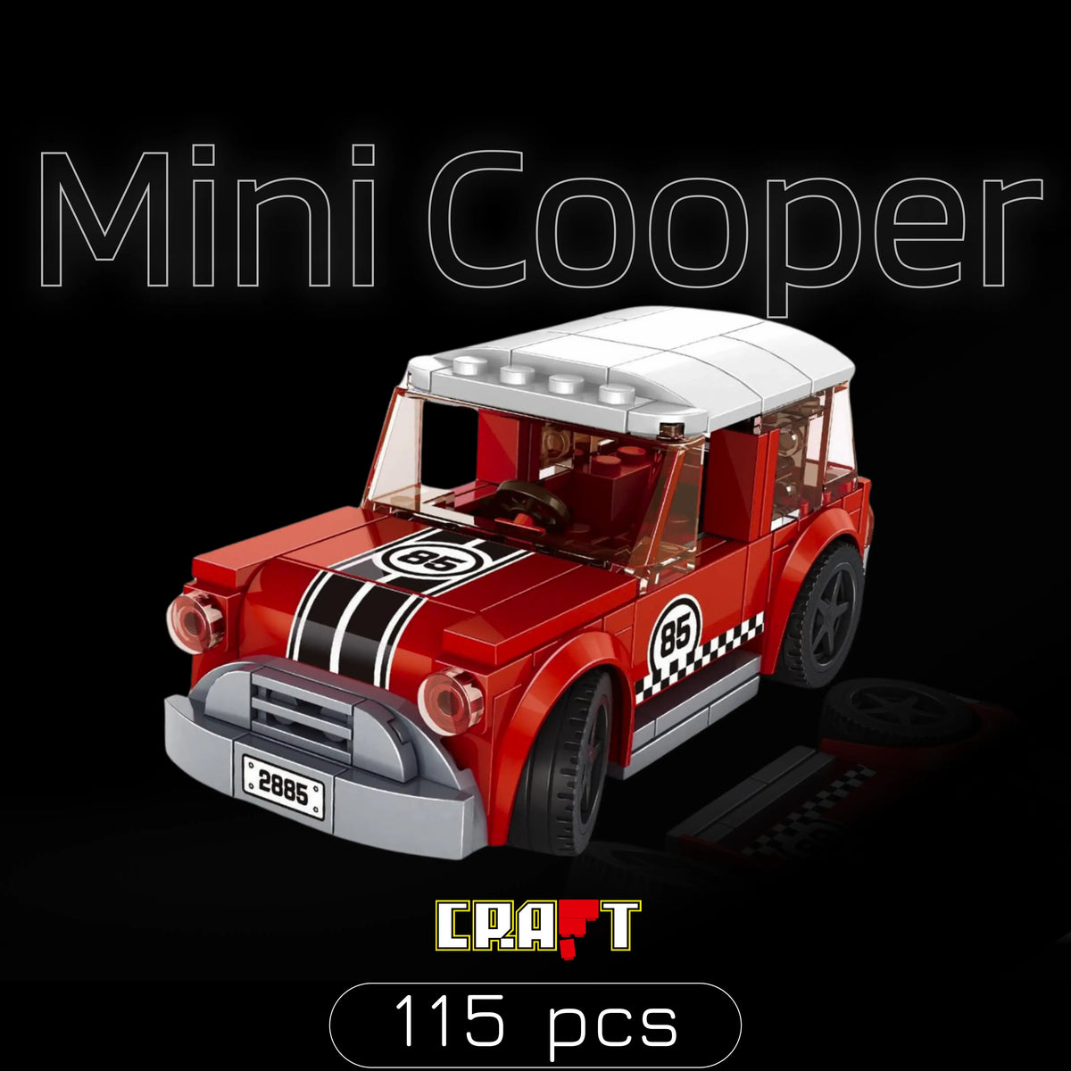 Mini Cooper (115 peças) – Brics Craft