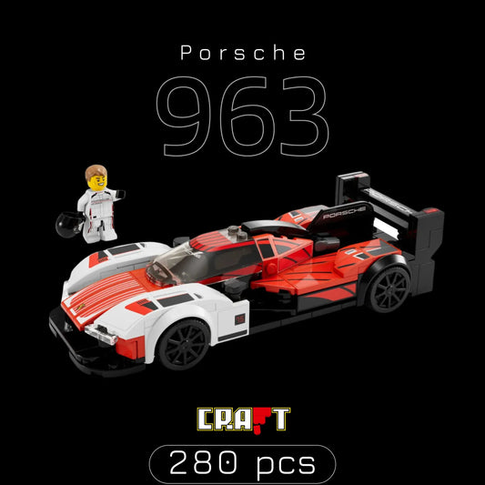 Porsche 963 (280 pçs) - Brics Craft
